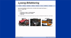 Desktop Screenshot of lyseng.no